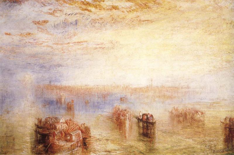 J.M.W. Turner Arriving in Venice Sweden oil painting art